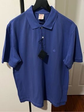 NEW Brooks Brothers Men's Polo Shirt - Royal Blue
